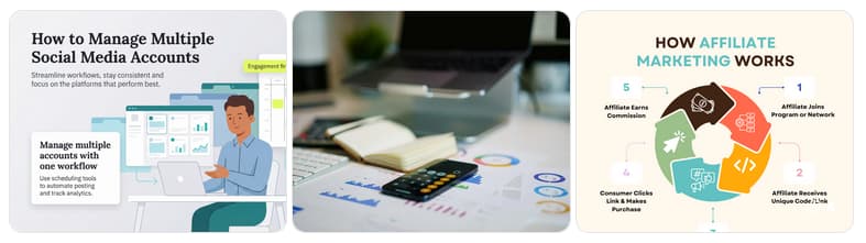 1. Infographic illustrating steps for effective social media account management, including planning, content creation, and engagement.
2. Visual guide on managing social media accounts, featuring tips on strategy, scheduling, and audience interaction.
3. Diagram outlining best practices for social media management, highlighting content planning, analytics, and community engagement.