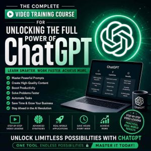 chatgpt video training course cover image