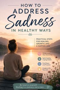 how to address sadness in healthy ways ebook cover