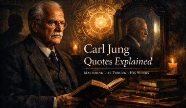 Portrait of carl jung in his study